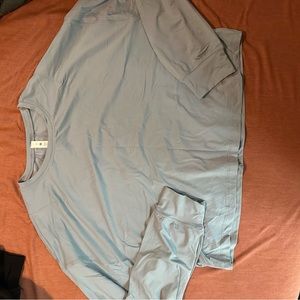 lululemon Abrasion-Resistant Training Long-Sleeve Shirt - Chambray - Size 10
